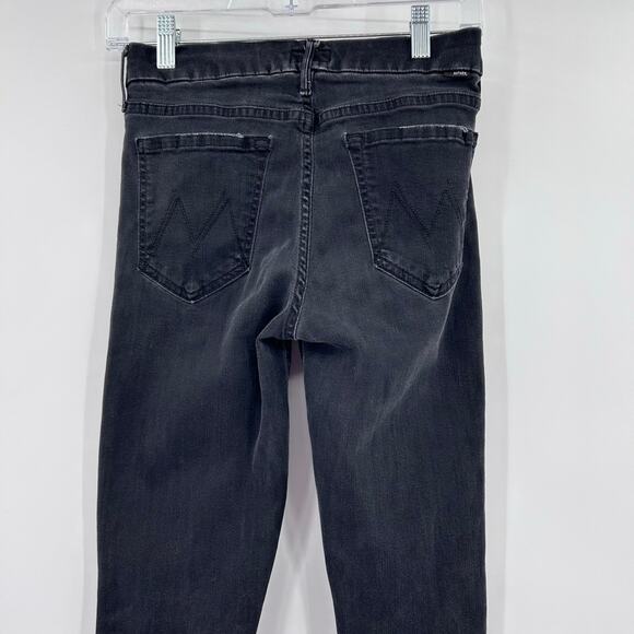 Mother The Looker Ankle Fray Jeans Not Guilty Dark Wash Womens Size 26 - Picture 11 of 13